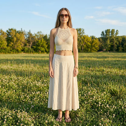 Solene Crochet Top
